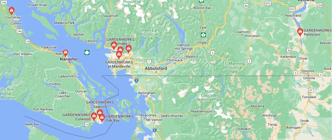 GARDENWORKS locations