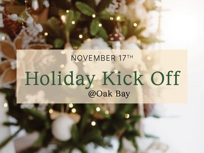 Holiday Kick Off @ Oak Bay
