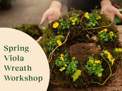Spring Viola Wreath Workshop