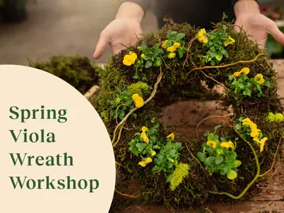 Spring Viola Wreath Workshop @ Penticton