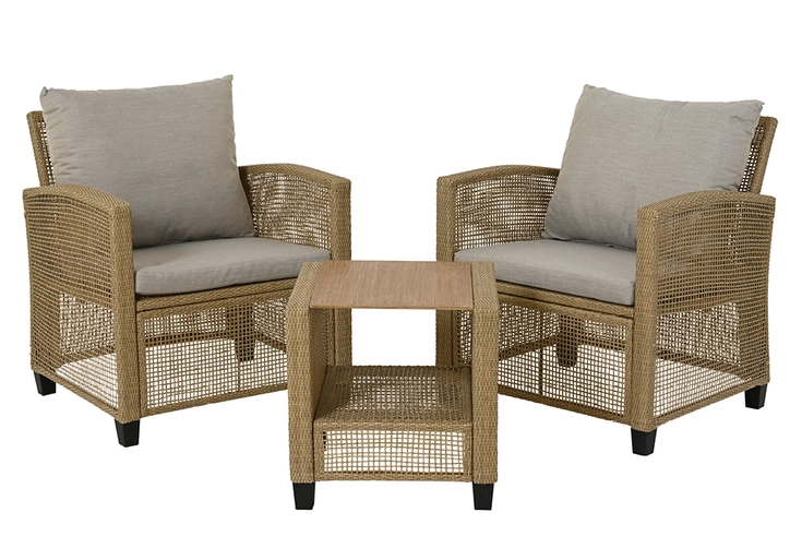 Alicante Beige Steel Lounge Set