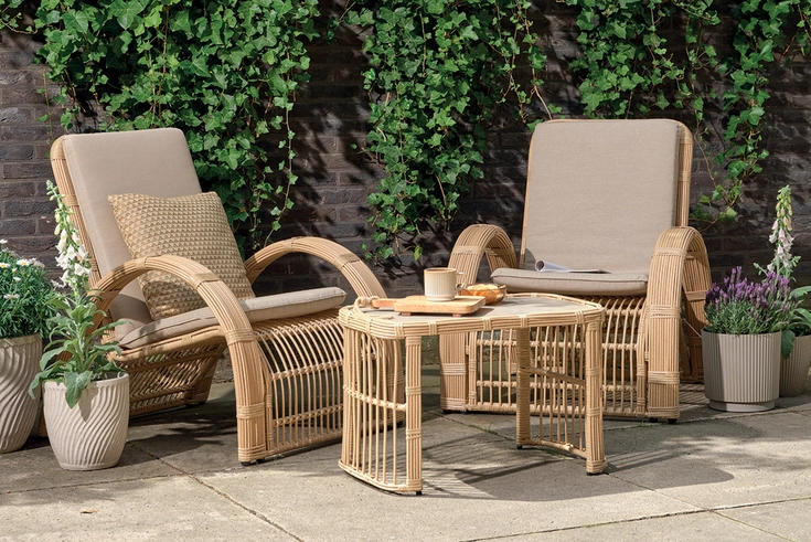 Bali Natural Wicker Patio Set - image 2