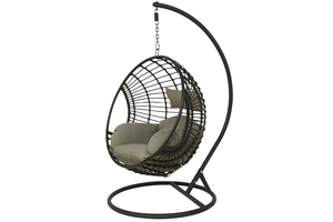 London Black Egg Chair