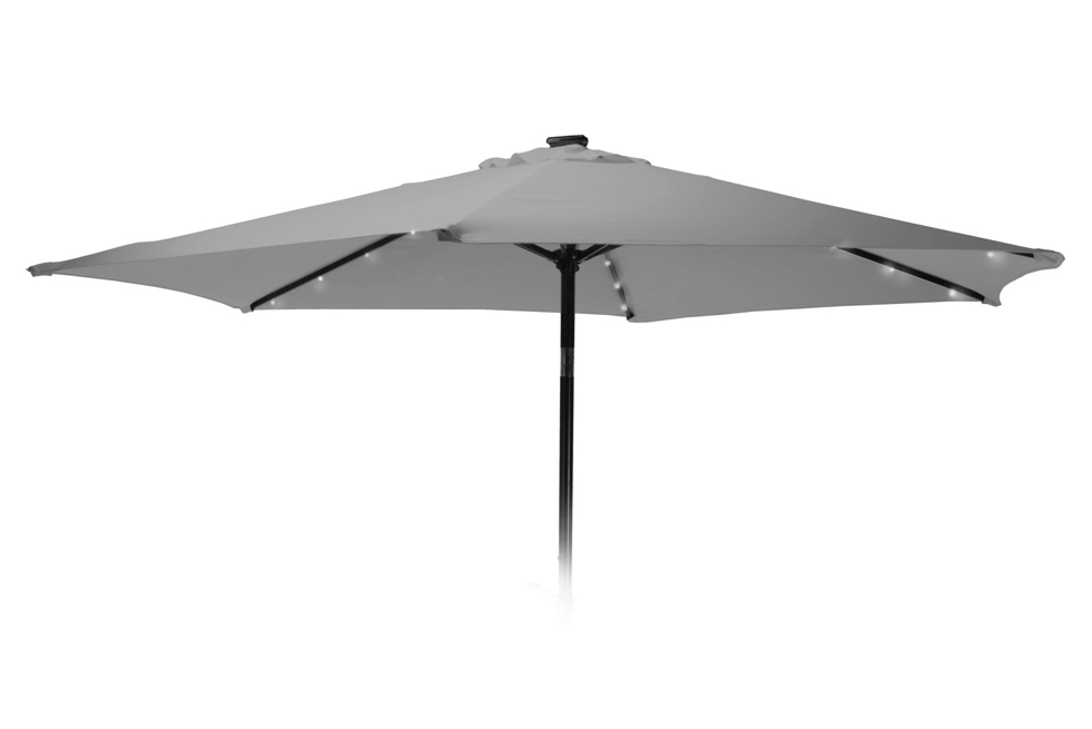 Solar umbrella gardenworks